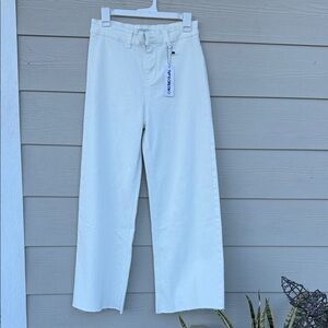 NWT Women's White Wide Leg Comfy Stretchy Pants